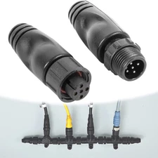 NMEA 2000 Male/Female Terminators Kit for Lowrance Simrad B&G Navico Garmin,Pair