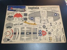 Grande planche à découper Ingenia Avion Republic P 47 Thunderbolt