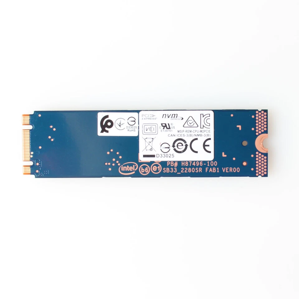 Intel Optane Memory 64 GB / 32 GB / 16 GB SSD M.2 2280 PCIe 3.0 3D Xpoint NVMe - Image 4 of 4