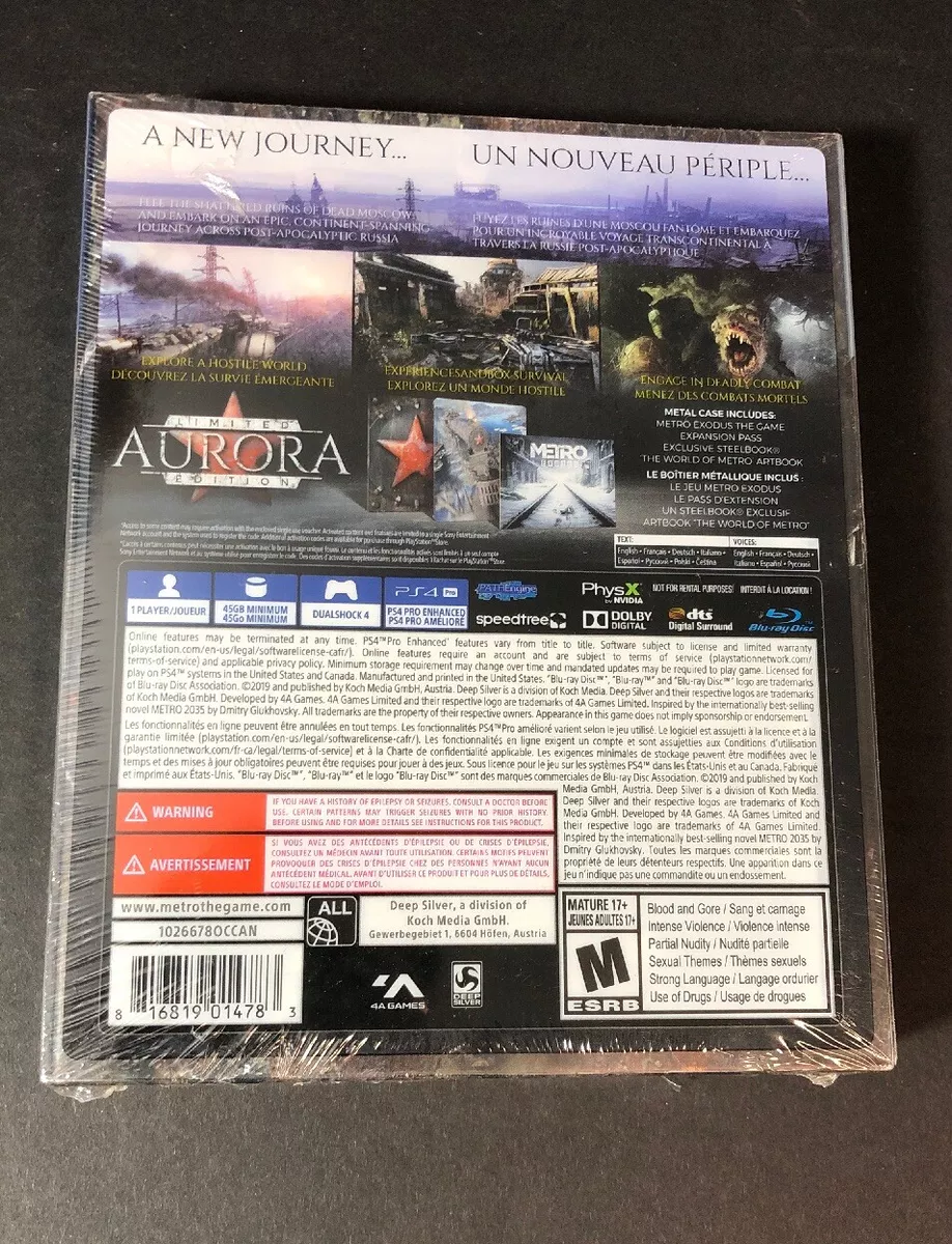 Metro Exodus -- Aurora Edition (Microsoft Xbox One,2019) for sale online