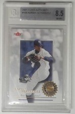 1x  V0193: 2001 Adrian Hernandez: 105: Fleer Authority: Beckett: 8.5: NM-MT+: 00