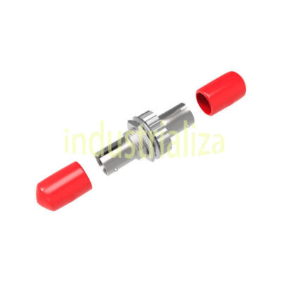 100x ST-ST /PC Coupler Single mode Simplex Fiber Optic Adapter Connector