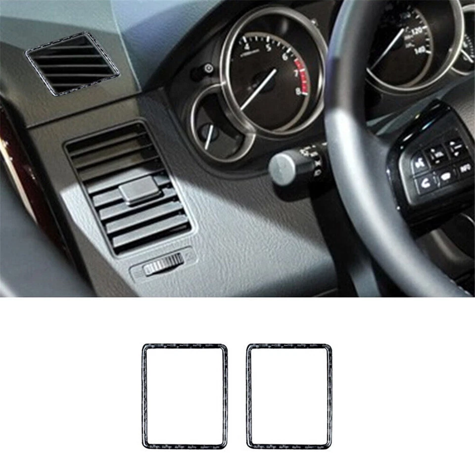 47Pcs Carbon Fiber Full Interior Kit Cover Trim For Mazda CX-9 2010-2015 - Image 4 of 4