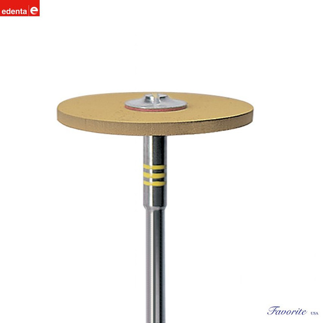 EDENTA CERAGLOSS DIAMOND 1" SILICONE RUBBER POLISHING WHEELS for