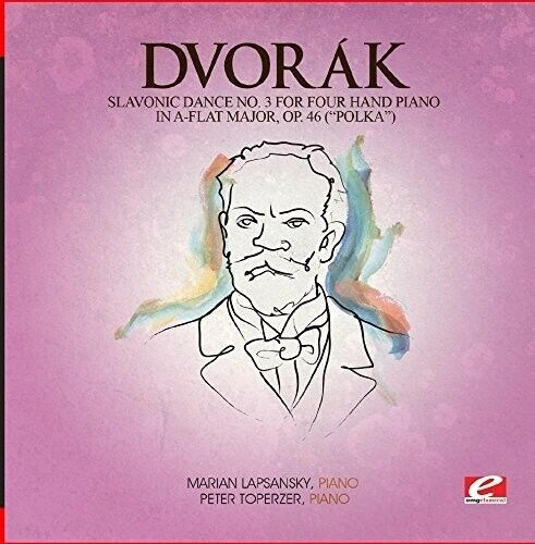 Dvorak - Slavonic Dance 3 Four Hand Piano A-Flat Maj 46 [Used Very Good CD] Alli - Afbeelding 1 van 1