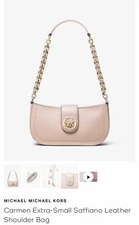 Michael Kors Carmen Extra Small Logo Sholder Bag Authentic