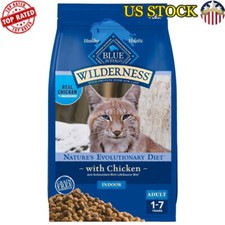 Adult Cats Natural High-Protein, Grain-Free Dry Cat Food, Chicken, 4-lb. Bag