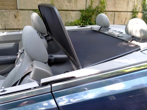 Deflector de viento para Chrysler Sebring JS (2007 - 2010) descapotable negro - Imagen 5 de 5