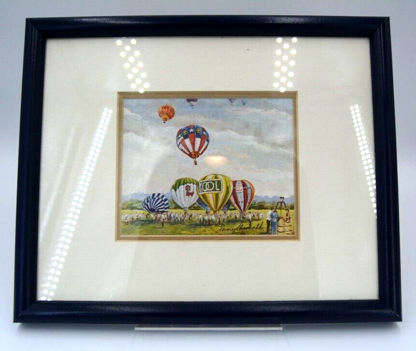 Tony Oswald summer wind series signed Hot air balloons | eBay