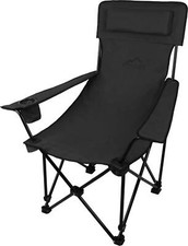 Stabiler Klappstuhl mit Kissen Campingstuhl A...