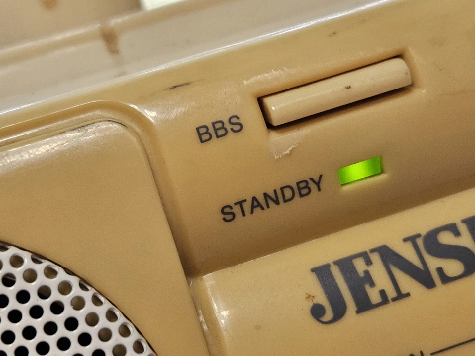 VINTAGE JENSEN UNDER CABINET STEREO CD PLAYER DIGITAL CLOCK RADIO JCR-280 AS-IS  - Image 4 of 4