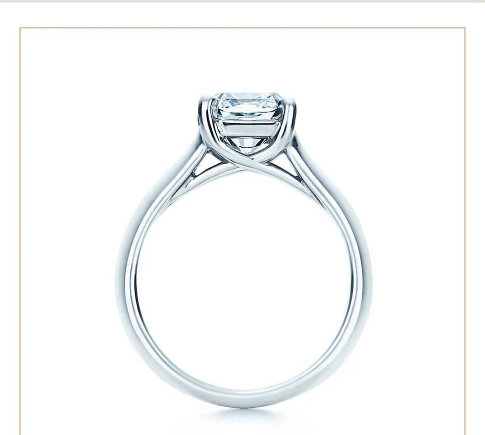 Tiffany&Co Lucida Verlobungsring mit Zertifizierung, Klarheit VVS1/Excellent - Bild 3 von 4