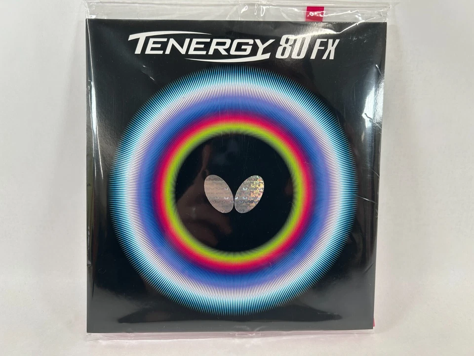 Butterfly Tenergy 80FX Table Tennis Rubber Black or Red 2.1 or 1.9 NEW