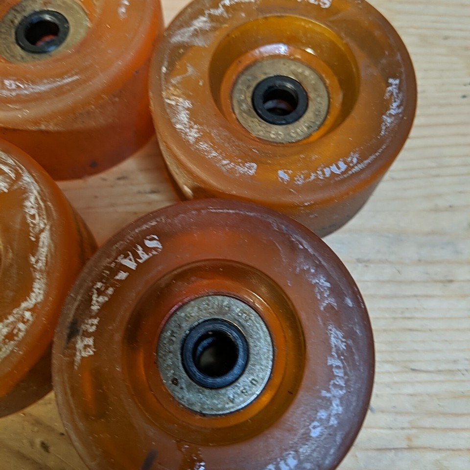 8 Vintage Roller Sport Urethane Standard Roller Skate Wheels /hartford