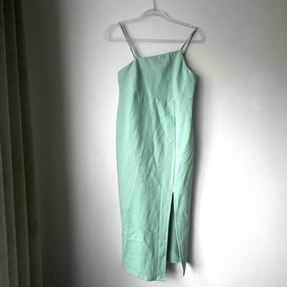 petal and pup green midi dress Shiloh Midi Dress - Green main image 0