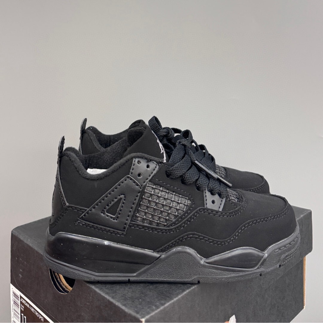Jordan 4 Retro Black Cat (2020) Size US 8C-3Y for Kids | eBay