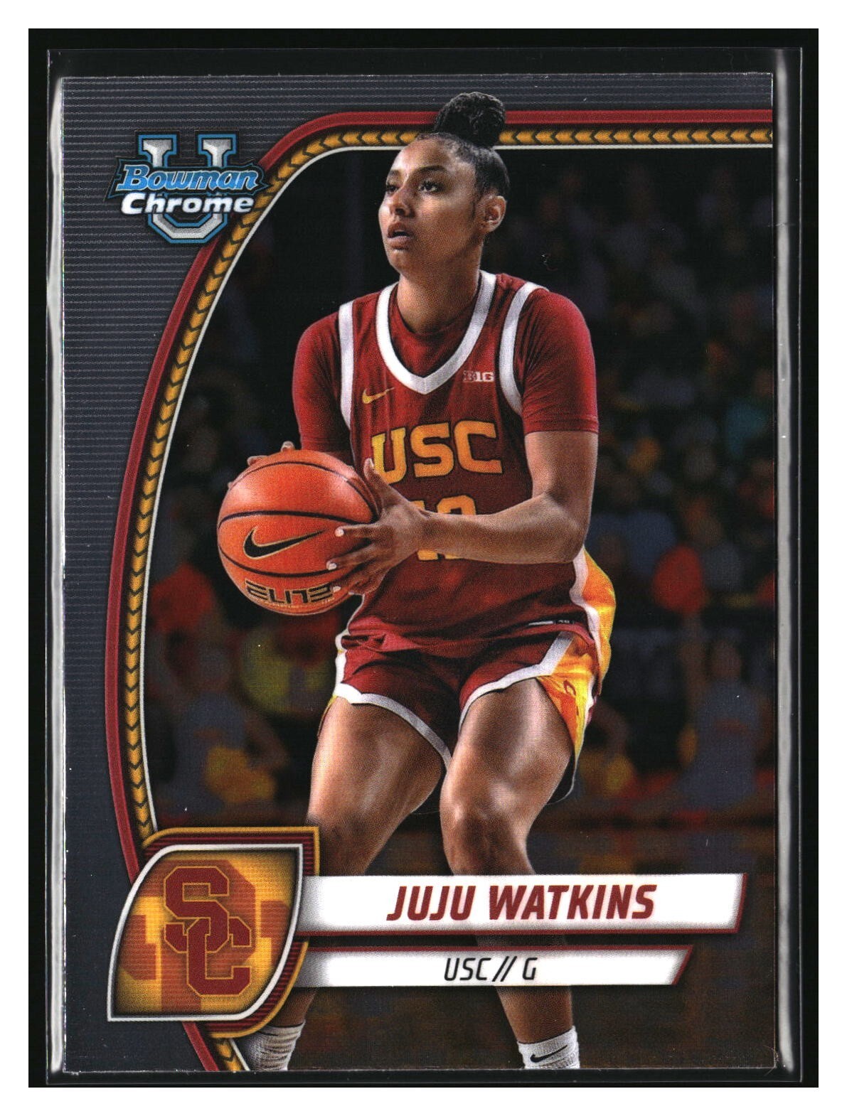 2024-25 Bowman Chrome JuJu Watkins USC Basketball Rookie Card