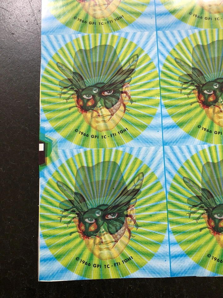 Hoja de preproducción Green Hornet VARI VUE sin tapa lenticular Foto 3 de 4