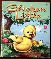 CHICKEN LITTLE Illustrated by Marjorie Hartwell 1958 Tell-A-Tales Whitman #2450