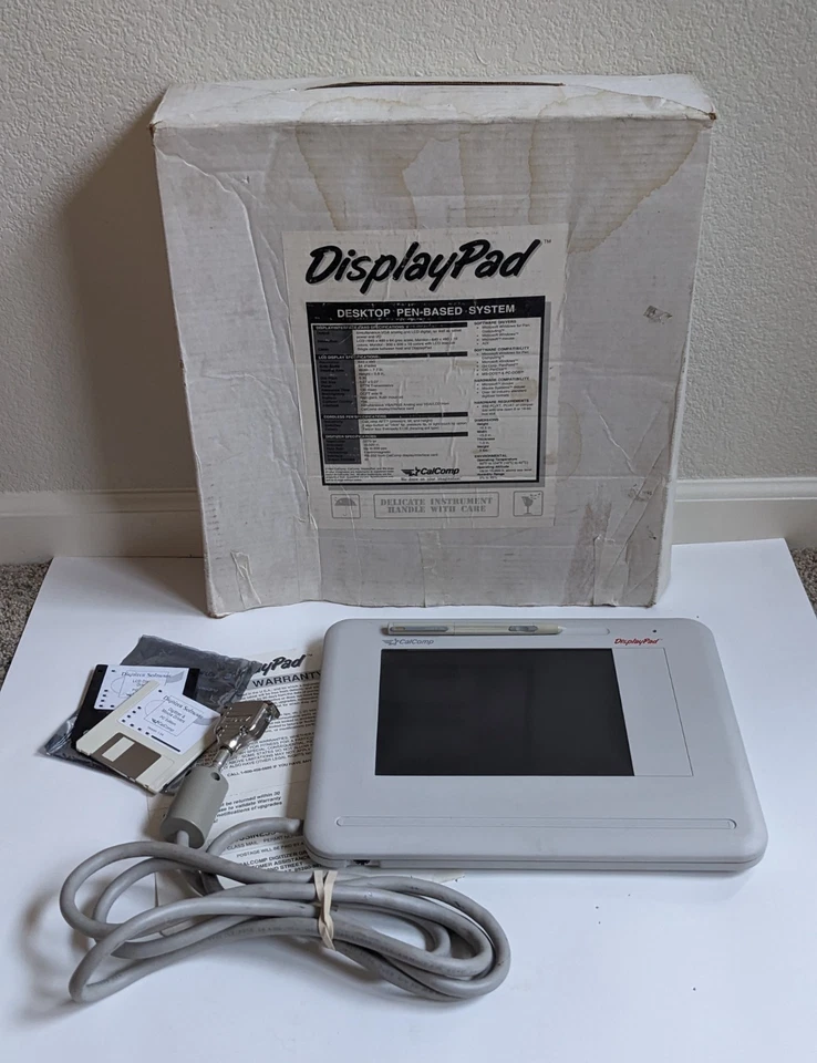 Vintage 1992 CalComp DisplayPad Desktop Pen-Based System Complete in Box Unteste - Image 2 of 4