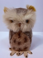 Vintage Steiff Owl Wiggi Bird Stuffed Animal Plush Animal 2625/15