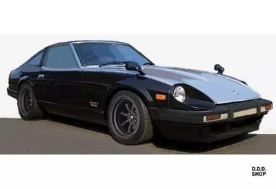 Nissan Fairlady Z S130 schwarz/silber Mini Car im Maßstab 1:43 [IG2286]