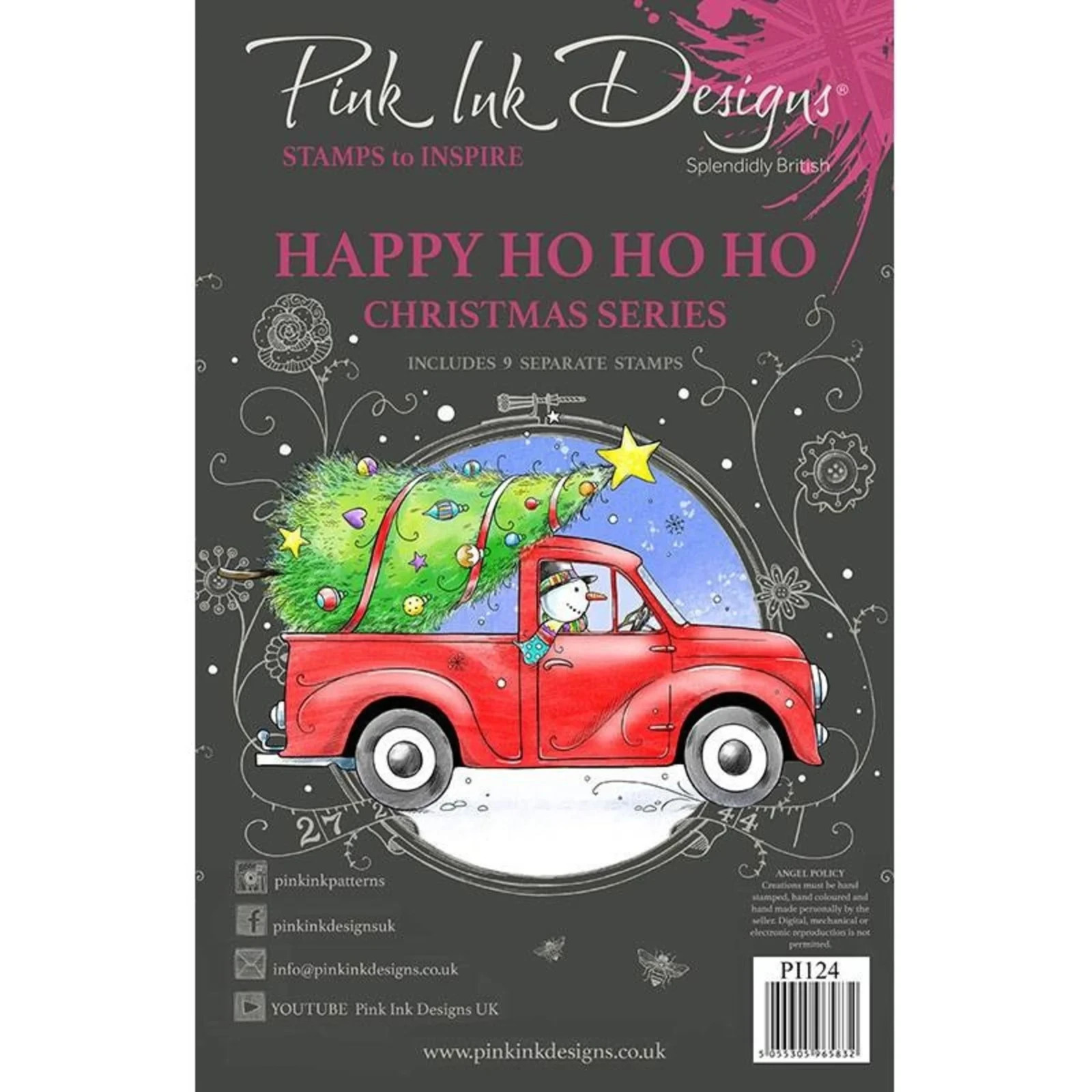 Pink Ink Designs Clear Stamps Happy Ho Ho Ho  PI124