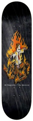 Toy Machine Charred Cross Ed Templeton 8.5 Skateboard Deck