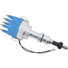 Fits Ford 351w Fits V8 Pro Billet Distributor Mechanical Advance Blue Fits Ford 351w Fits V8 Pro Billet Distributor Mechanical Advance Blue