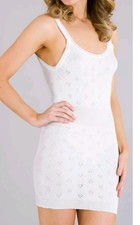 Womens Brushed Cotton Thermal Soft Long Vest X L