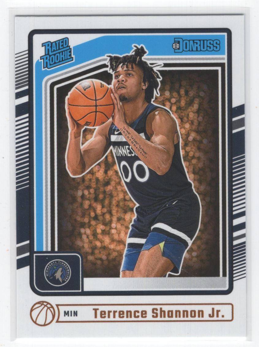 #226 2024-25 Donruss Rated Rookie Terrence Shannon Jr. Rookie Minnesota