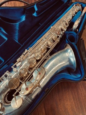 PreOwned RAMPONE & CAZZANI  Tenor Saxophone AUG in Silver and Gold Ships FREE