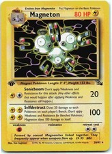 Magneton [1st Edition] #26 Prices | Pokemon Fossil | Pokemon Cards