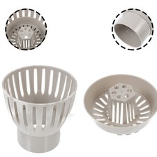 Fish Pond Drain Control Filter Skimmer ABS Leaf Collector Purification Device