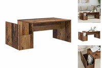 Couchtisch Kaffeetisch Beistelltisch Wohnzimmertisch Altholz 90X45X35 Cm Holzwe