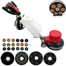 Commercial 110V 17" Carpet/Floor Scrubber Buffer Heavy Duty Polisher Machine