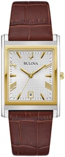 Bulova Sutton Rectangular Quartz Mens Watch 98B430