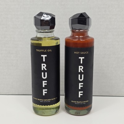 Truff Olive Oil & Hot Sauce Set, Black Truffle Infused, New & Sealed!