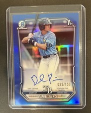 2026 Bowman #CPA-DP Daniel Pierce Chrome Prospects Auto Blue Refractor #/150