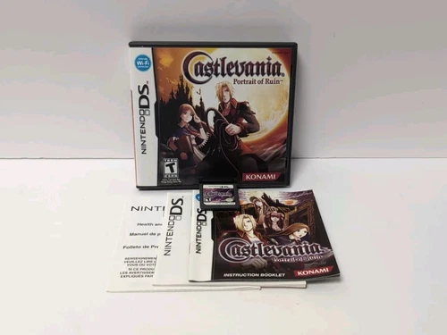 Castlevania Portrait of Ruin (Nintendo DS 2008) CIB Authentic Game Tested