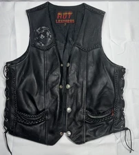 Hot Leathers Vest Jacket Size XL
