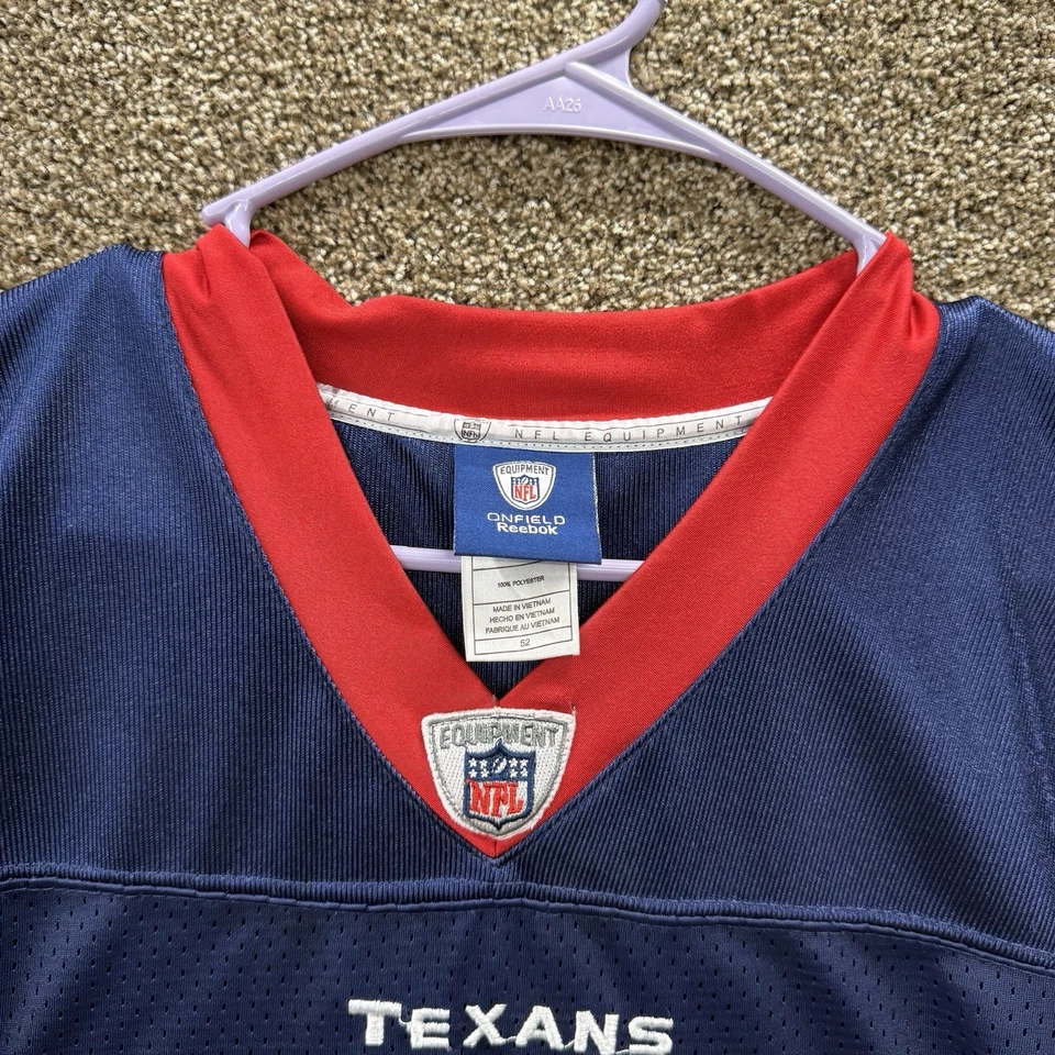 Подлинная футболка Reebok Houston Texans J.J. Watt 99 On Field синяя размер 52 - Изображение 3 из 4