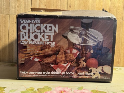 #ad #ad Vintage Wear Ever Chicken Bucket Low Pressure Fryer w Box $129.99