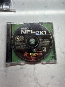 NFL 2K+ NFL 2K1 w/ Manuals Lot of 2 SEGA Dreamcast TESTED