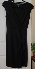 *LAUREN*By Ralph Lauren●Sz.6● Pre-Loved●Sleeveless●Perfect Little Black Dress 🖤