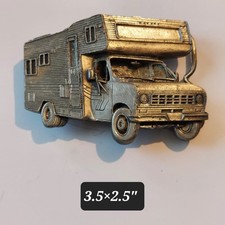 Vintage 1979 Bergamot Brass Works RV Motorhome Camper Belt Buckle USA Made C-210