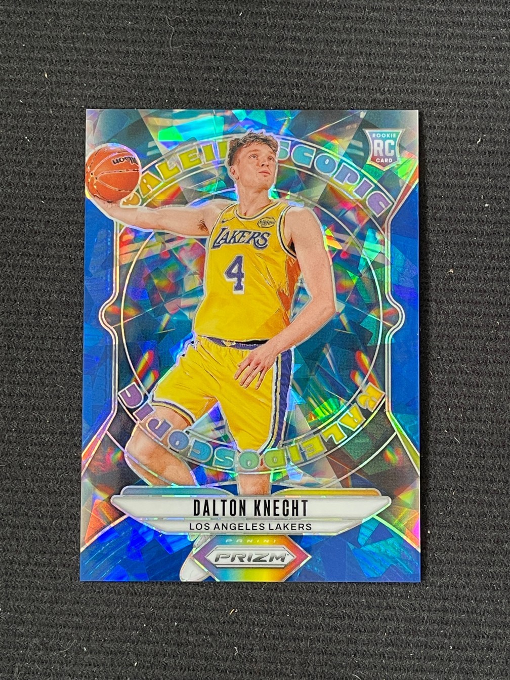 Dalton Knecht 2024-25 Panini Prizm Kaleidoscopic Blue Ice Prizm 022/125 RC #16