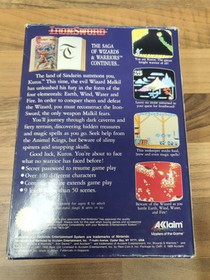 Iron Sword: Wizards & Warriors II (NES, 1989) 