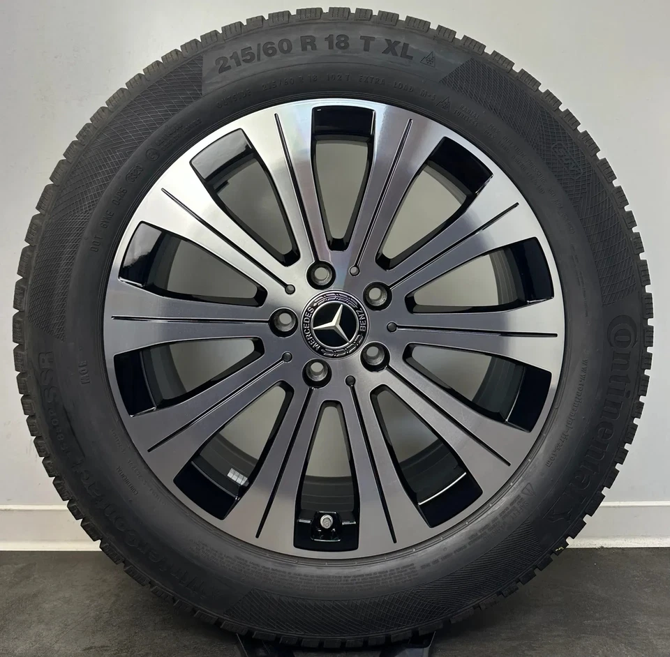 Original Mercedes EQB X243 18Zoll Felgen A2434010000 Winterreifen 215 60R18 102T - Bild 4 von 4