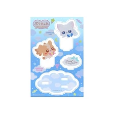 Sun-Star Stationery Petit Cure PreCure Acrylic Tongue Do Komugi & Yuki